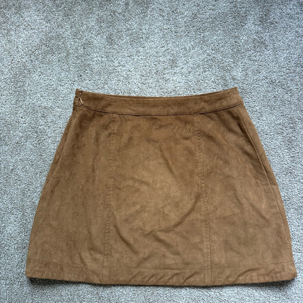 Abercrombie & Fitch Tan Mini Skirt